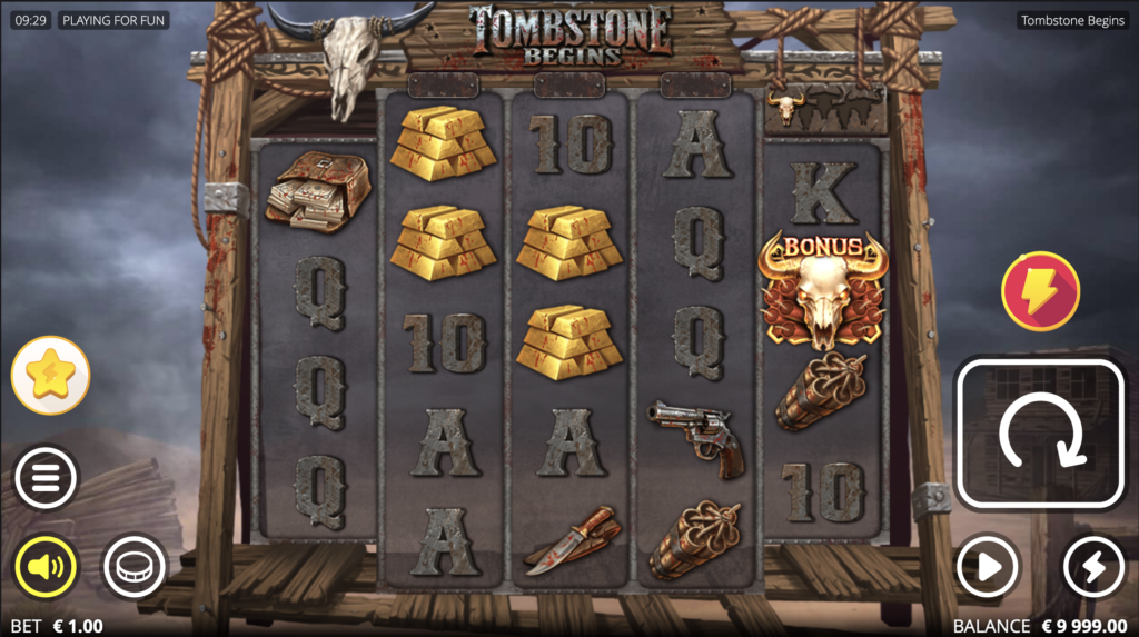Tombstone Begins - Bonus Buy Slot