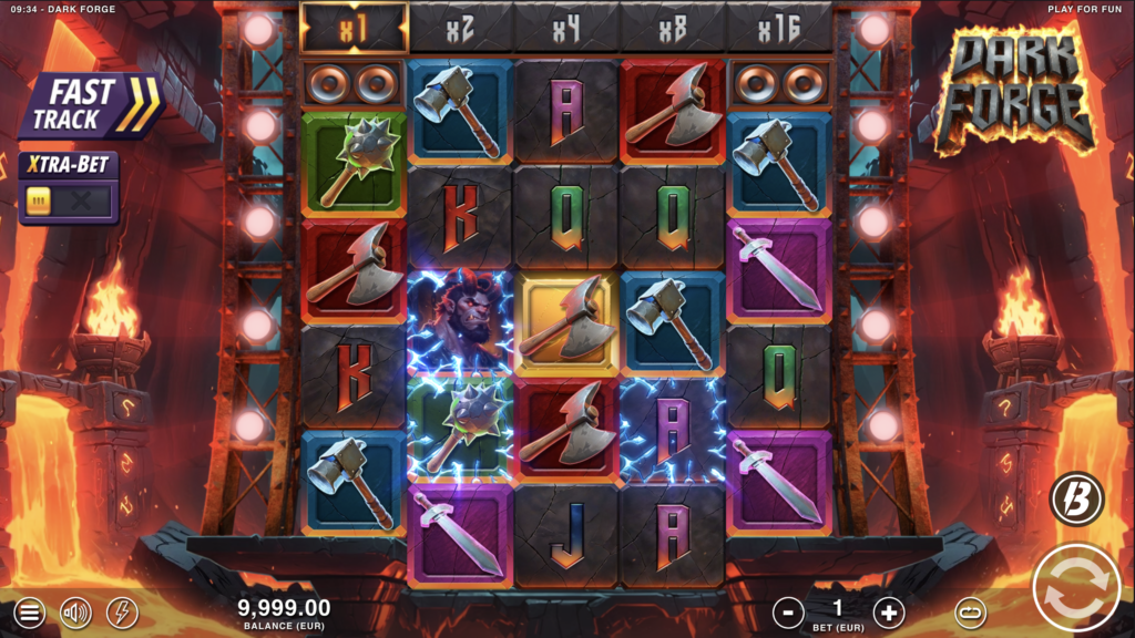 Dark Forge - slots where you can buy the feature
